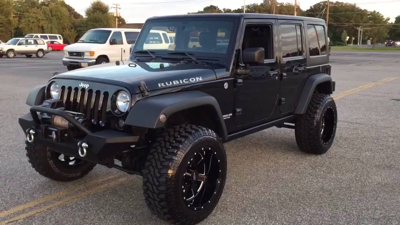 Lifted 2012 Jeep Wrangler Rubicon Unlimited 4x4! - YouTube