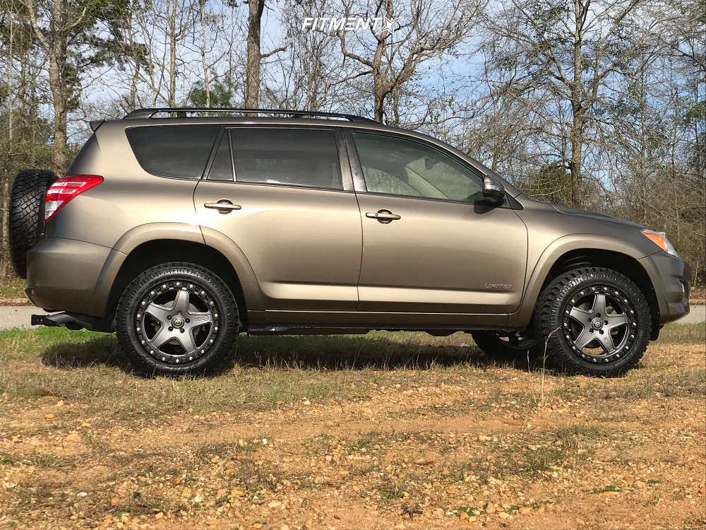 2010 Toyota RAV4 Limited with 18x8.5 American Racing ATX Ax194 and Atturo  235x60 on Lifted Suspension | 629812 | Fitment Industries