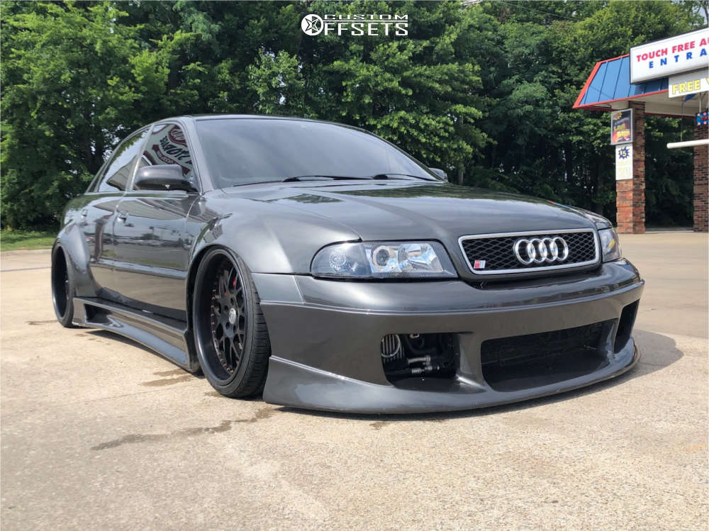 2000 Audi S4 with 19x10 15 IForged Swift and 265/30R19 Ironman Imove and  Air Suspension | Custom Offsets