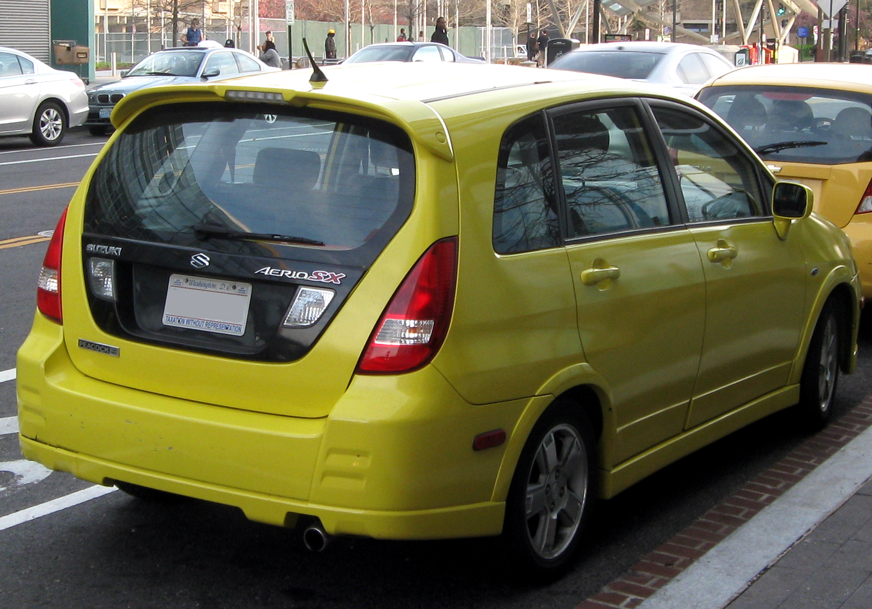 File:Suzuki Aerio SX -- 04-10-2011 rear.jpg - Wikimedia Commons