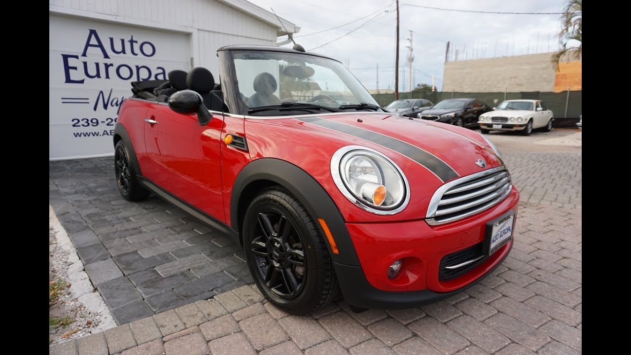 This 2013 MINI Cooper Convertible is one of the best in the retro-modern  lineup *SOLD* - YouTube