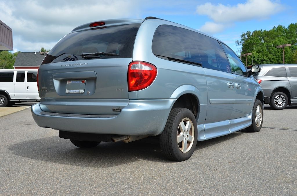 Rear Left Side View of the 2006 Dodge Grand Caravan SXT with an Amerivan  Conversion For Sale