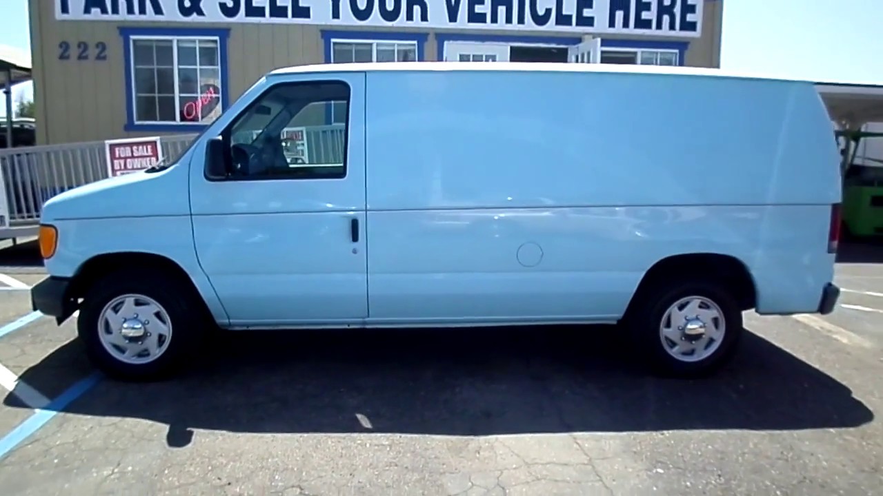 Van for sale: 2005 Ford E150 Cargo Van in Lodi Stockton CA - Lodi Park and  Sell