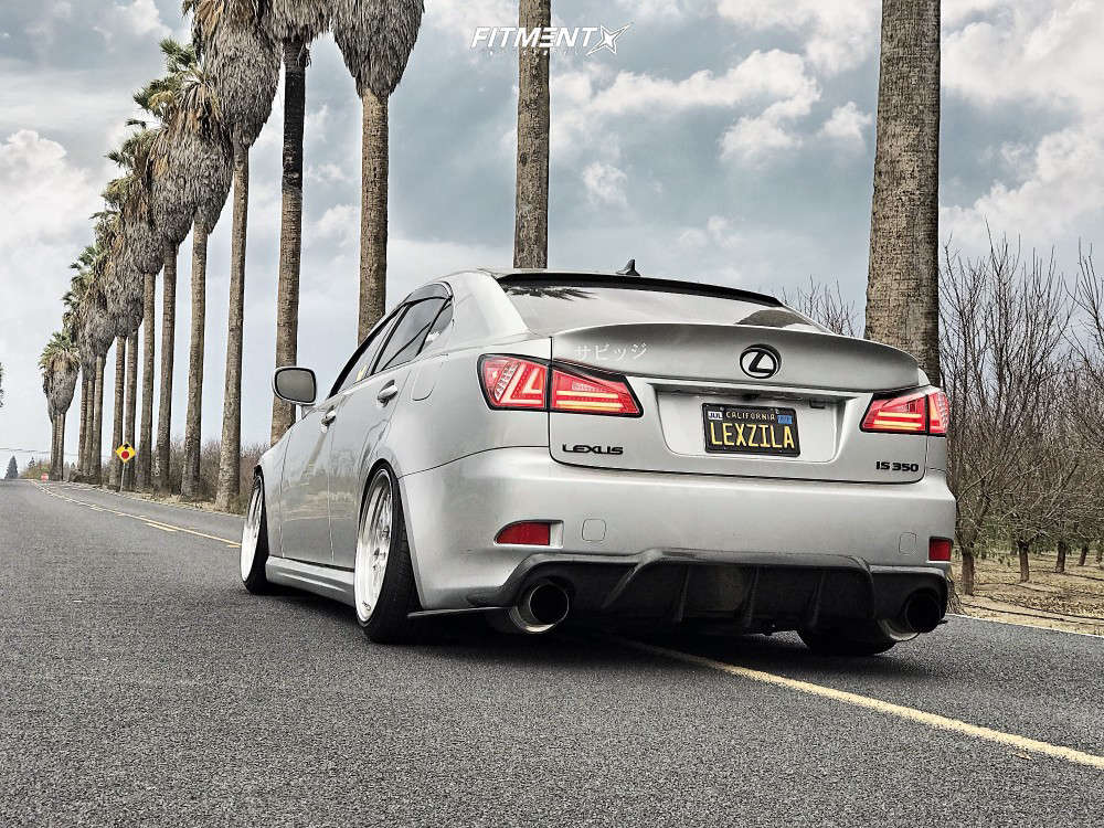 2007 Lexus IS350 Base with 18x9.5 Varrstoen Es1 and Achilles 215x40 on  Coilovers | 543971 | Fitment Industries