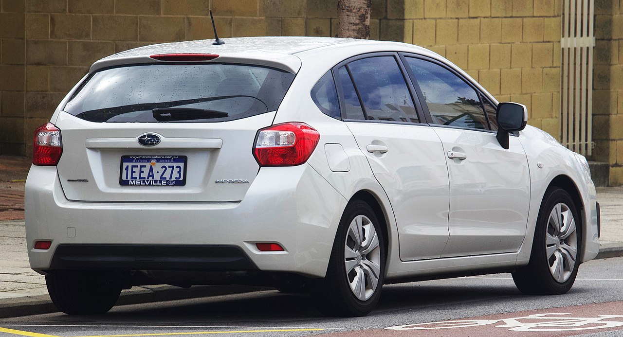 File:2013 Subaru Impreza (GP7 MY13) 2.0i hatchback (2018-09-03).jpg -  Wikimedia Commons