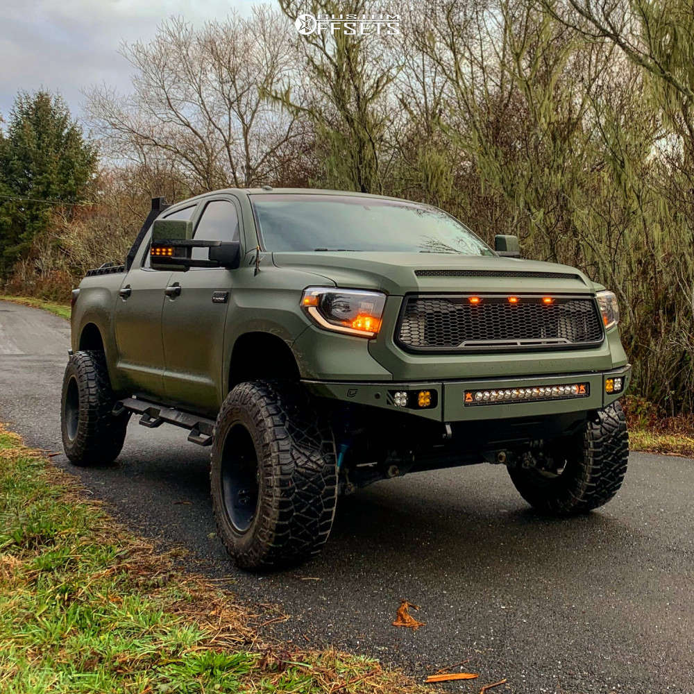 2010 Toyota Tundra with 20x12 -44 Fuel Octane and 37/13.5R20 Nitto Ridge  Grappler and Suspension Lift 6" | Custom Offsets