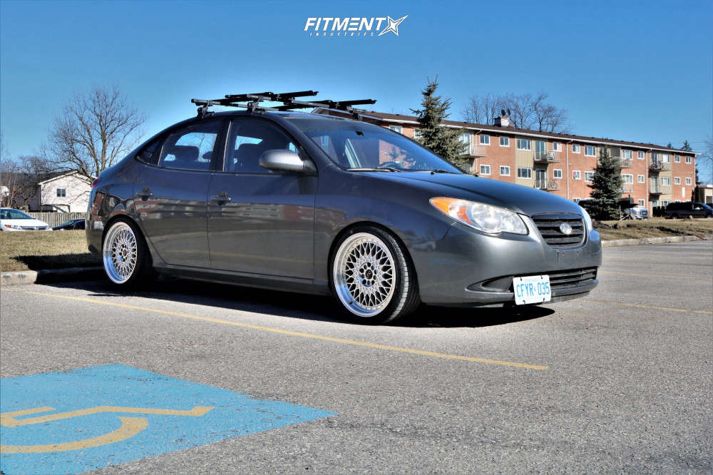 2007 Hyundai Elantra SE with 18x8.5 JNC Jnc031 and Roadclaw 215x40 on  Coilovers | 652577 | Fitment Industries