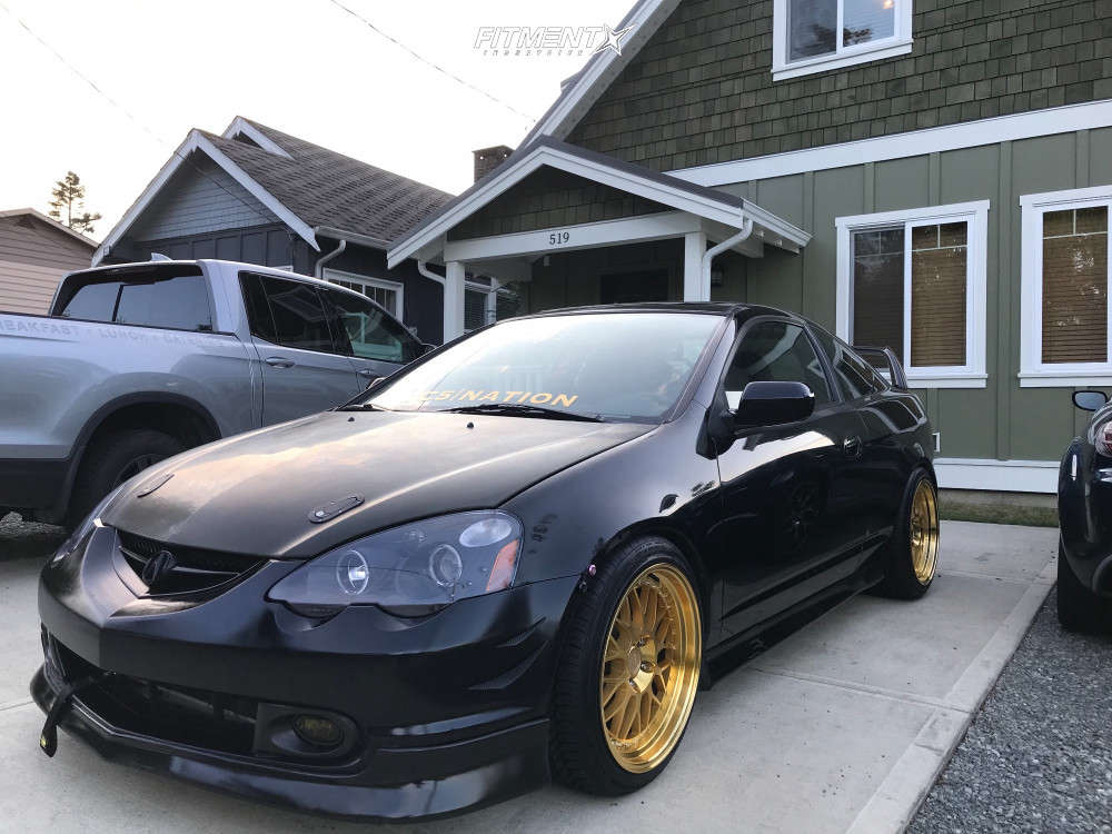2002 Acura RSX Type-S with 18x9.5 Aodhan Ah02 and Kumho 235x40 on Lowering  Springs | 744835 | Fitment Industries