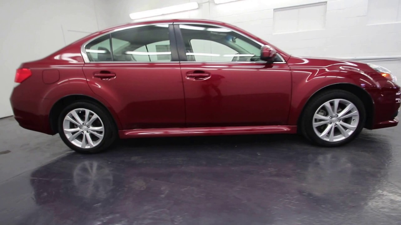 2013 Subaru Legacy 2.5i Limited | Venetian Red Pearl | D3040927 | Seattle |  Renton - YouTube