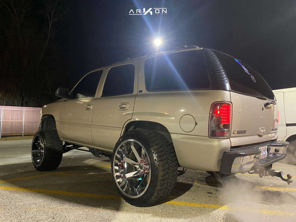 2005 Chevrolet Tahoe Wheel Offset Super Aggressive 3"-5" Suspension Lift 6"  | 1512961 | ARKON OFF-ROAD