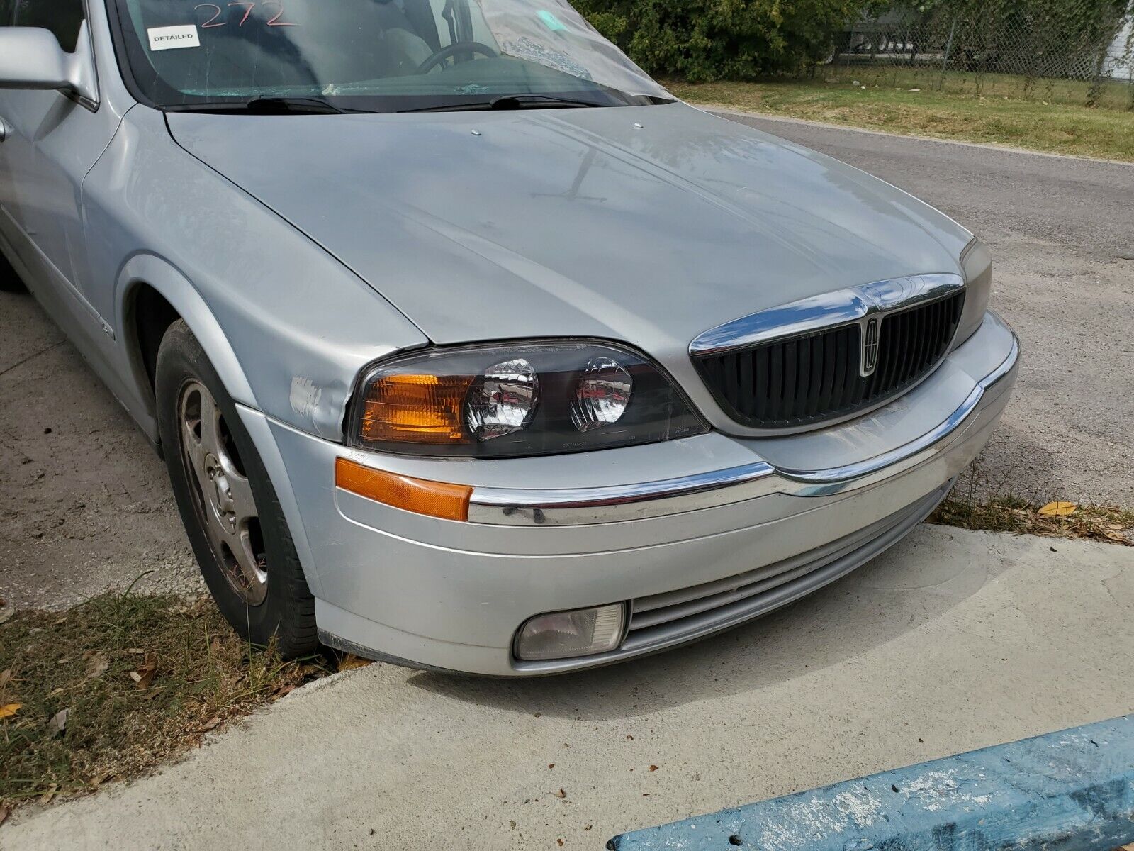 2000 2001 2002 LINCOLN LS COMPLETE FRONT BUMPER SILVER | eBay