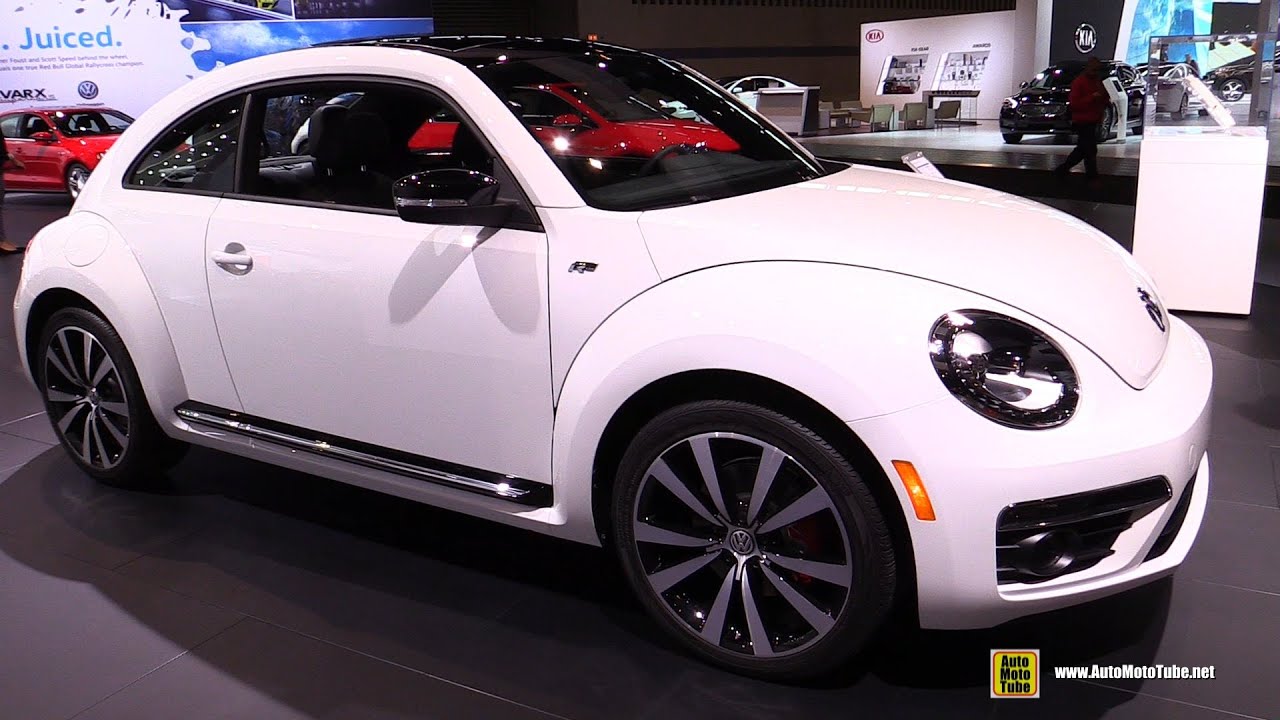 2016 Volkswagen Beetle R-Line Turbo SEL - Exterior and Interior Walkaround  - 2016 Chicago Auto Show - YouTube