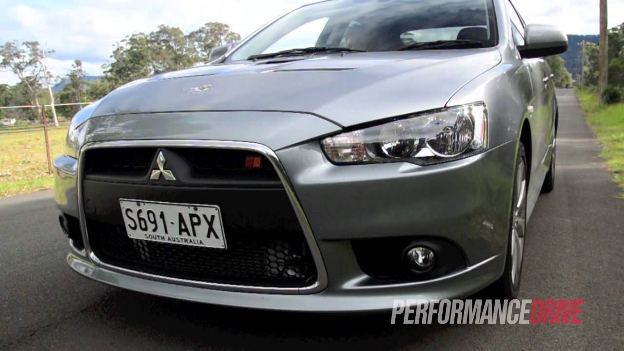 2013 Mitsubishi Lancer Ralliart Sportback engine sound and 0-100km/h -  YouTube