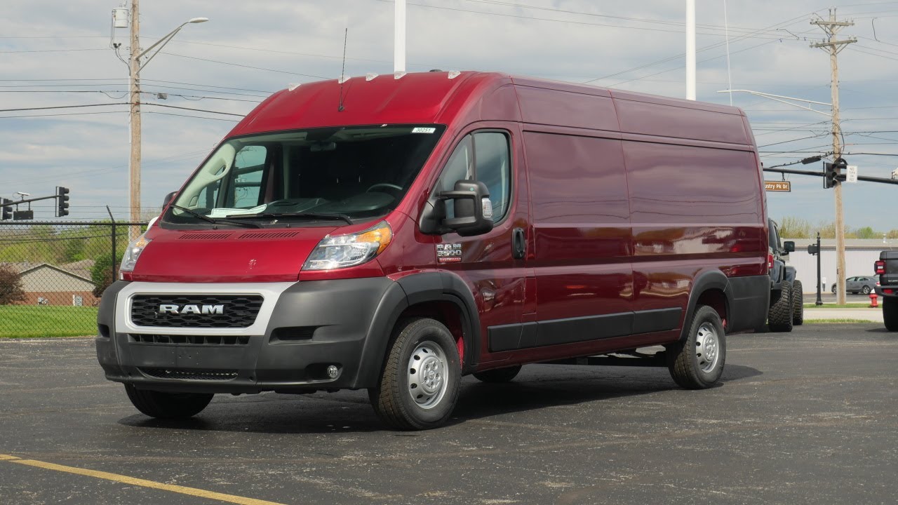 2021 Ram ProMaster 3500 159" WB EXTENDED BODY Commercial Cargo Van | 30251T  - YouTube