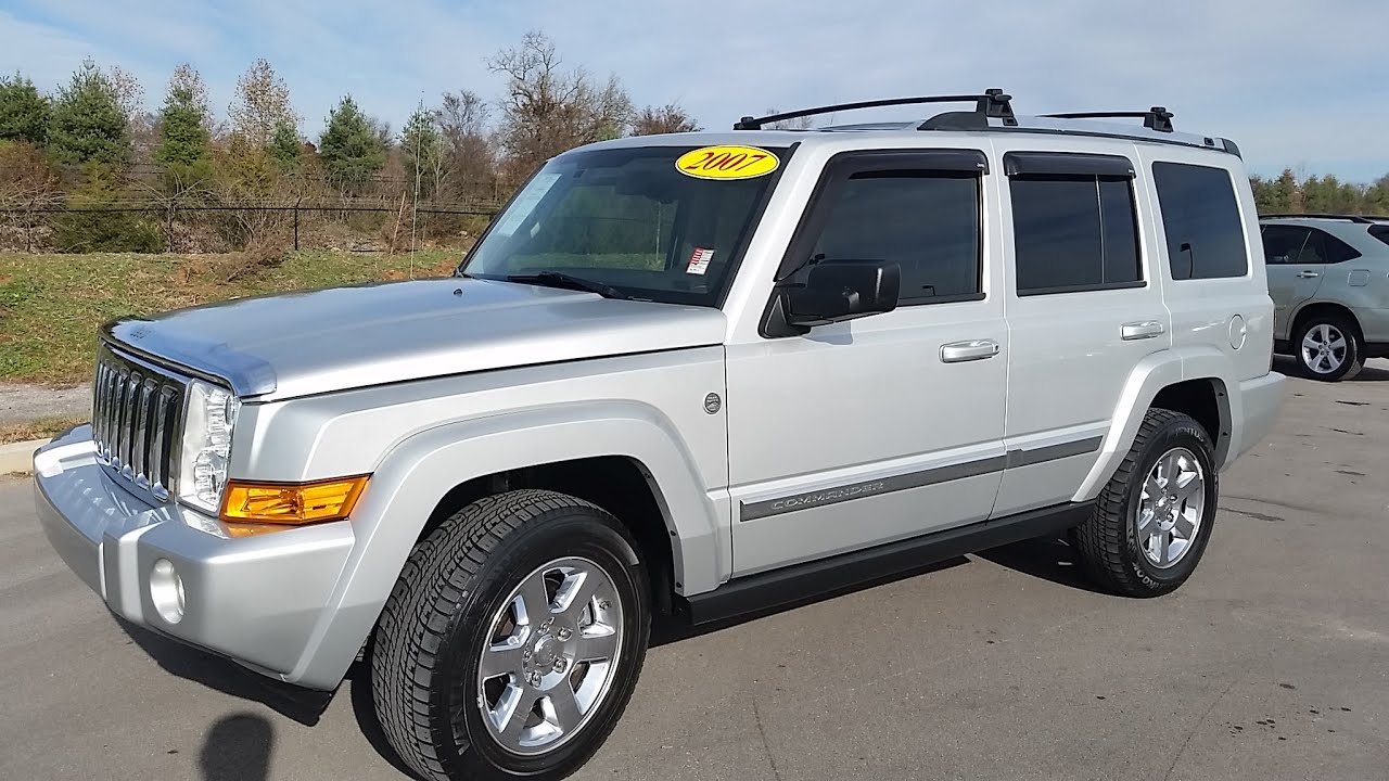 sold.2007 JEEP COMMANDER LIMITED 4X4 5.7L HEMI 87K 7 PASSENGER FOR SALE  CALL 855-507-8520 - YouTube