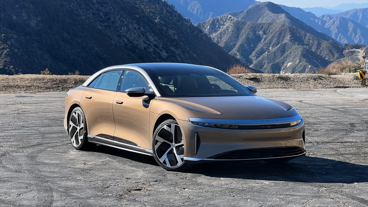 2022 Lucid Air First Drive Review: Impressive Performance, Standout Design  - CNET