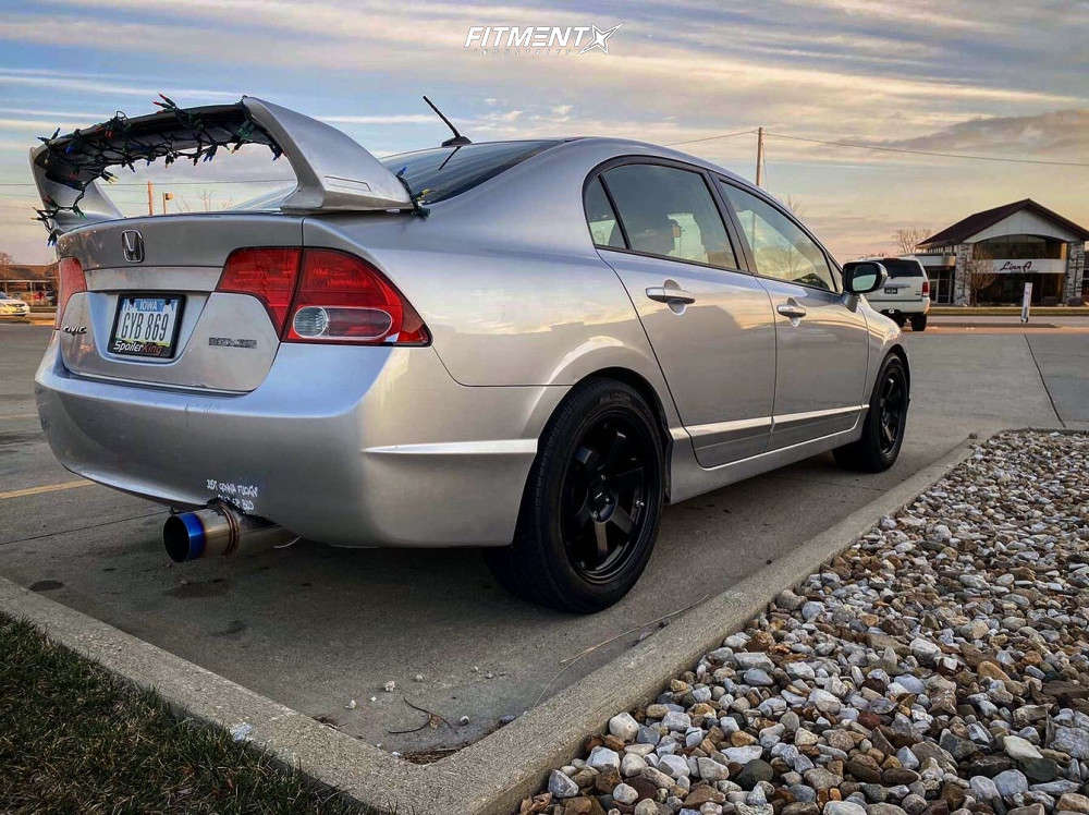 2008 Honda Civic Hybrid with 17x8 AVID1 AV6 and General 225x50 on Stock  Suspension | 1392775 | Fitment Industries