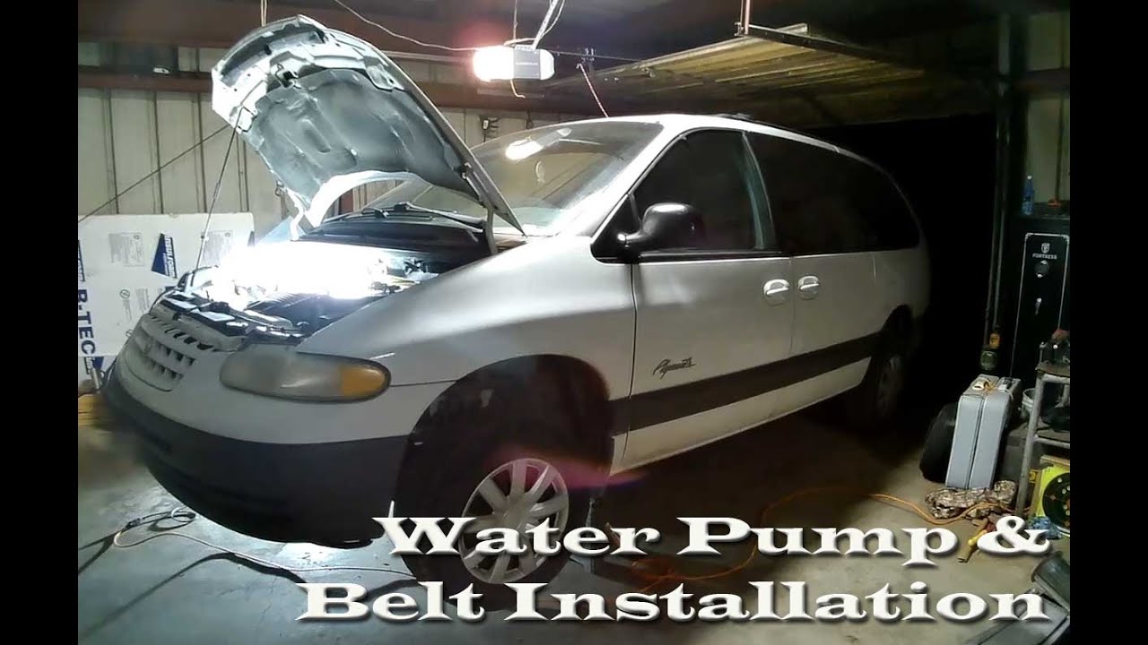 1999 Plymouth Voyager / Grand Caravan Water Pump & Belt Replacement -  YouTube