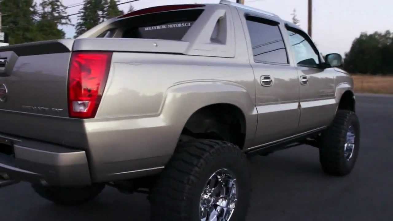 2002 CADILLAC ESCALADE EXT LIFTED 4WD AT KOLENBERG MOTORS LTD - YouTube