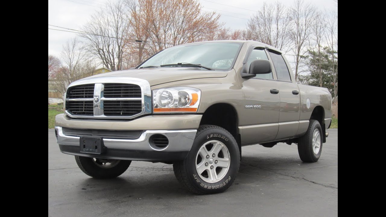 2006 Dodge Ram 1500 SLT 4x4 V8 SOLD!!! - YouTube