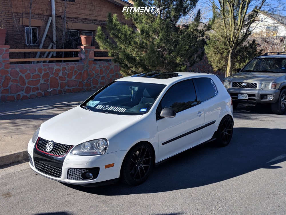 2008 Volkswagen GTI Base with 17x8.5 Niche Targa and Nexen 225x45 on  Lowering Springs | 602407 | Fitment Industries