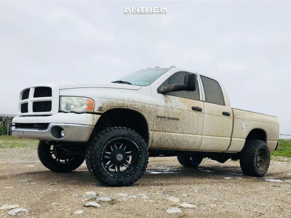 2003 Dodge Ram 3500 Wheel Offset Aggressive > 1" Outside Fender Leveling  Kit | 936829 | Anthem Off-Road