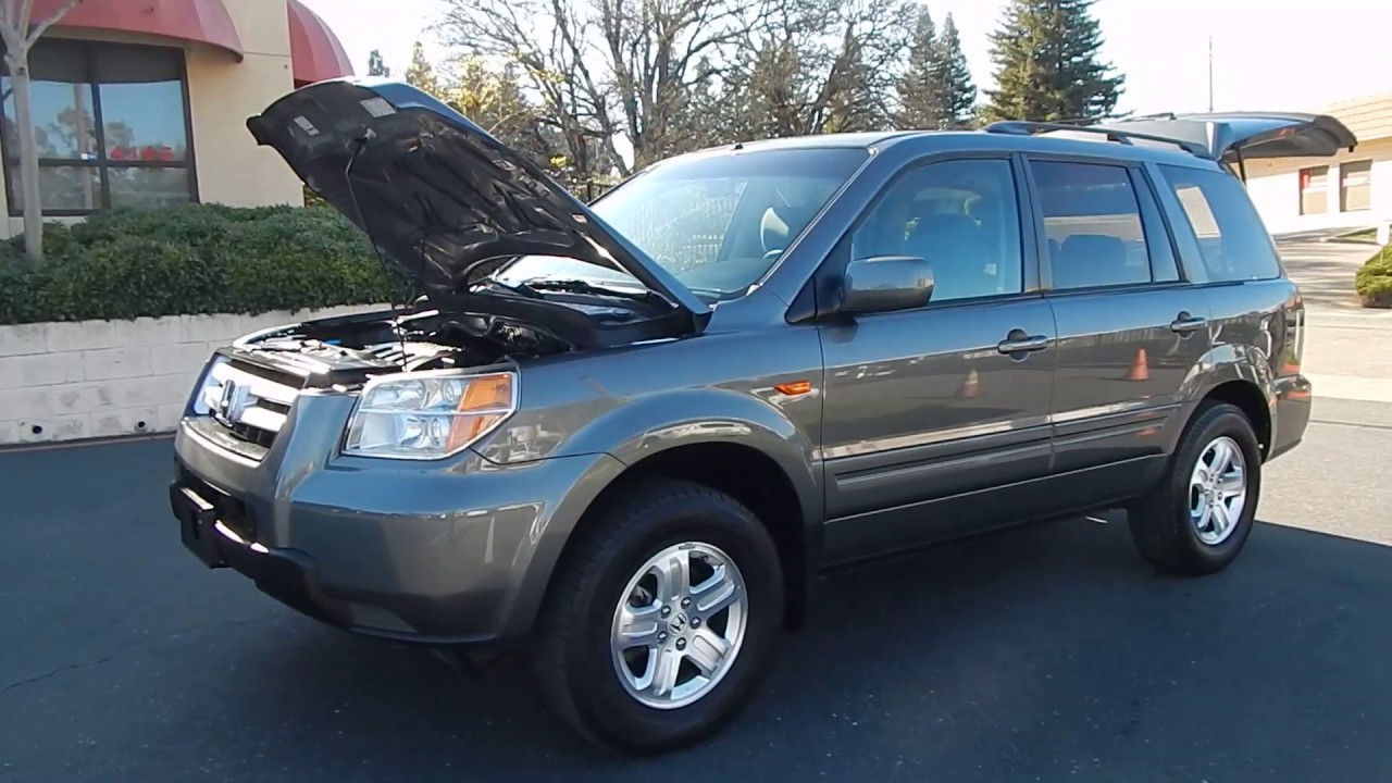 2008 Honda Pilot SUV with 3rd row seating video overview and walk around. -  YouTube