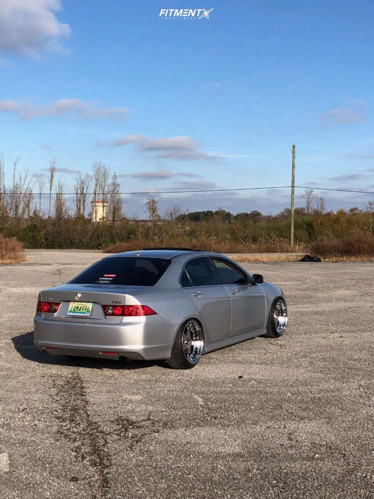 2008 Acura TSX Base with 18x10 JNC Jnc029 and Nitto 215x40 on Coilovers |  517953 | Fitment Industries