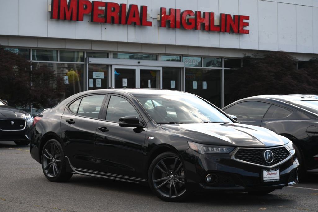 2019 Used Acura TLX 2.4L FWD w/A-Spec Pkg Red Leather at Imperial Highline  Serving DC Maryland & Virginia, VA, IID 21471912