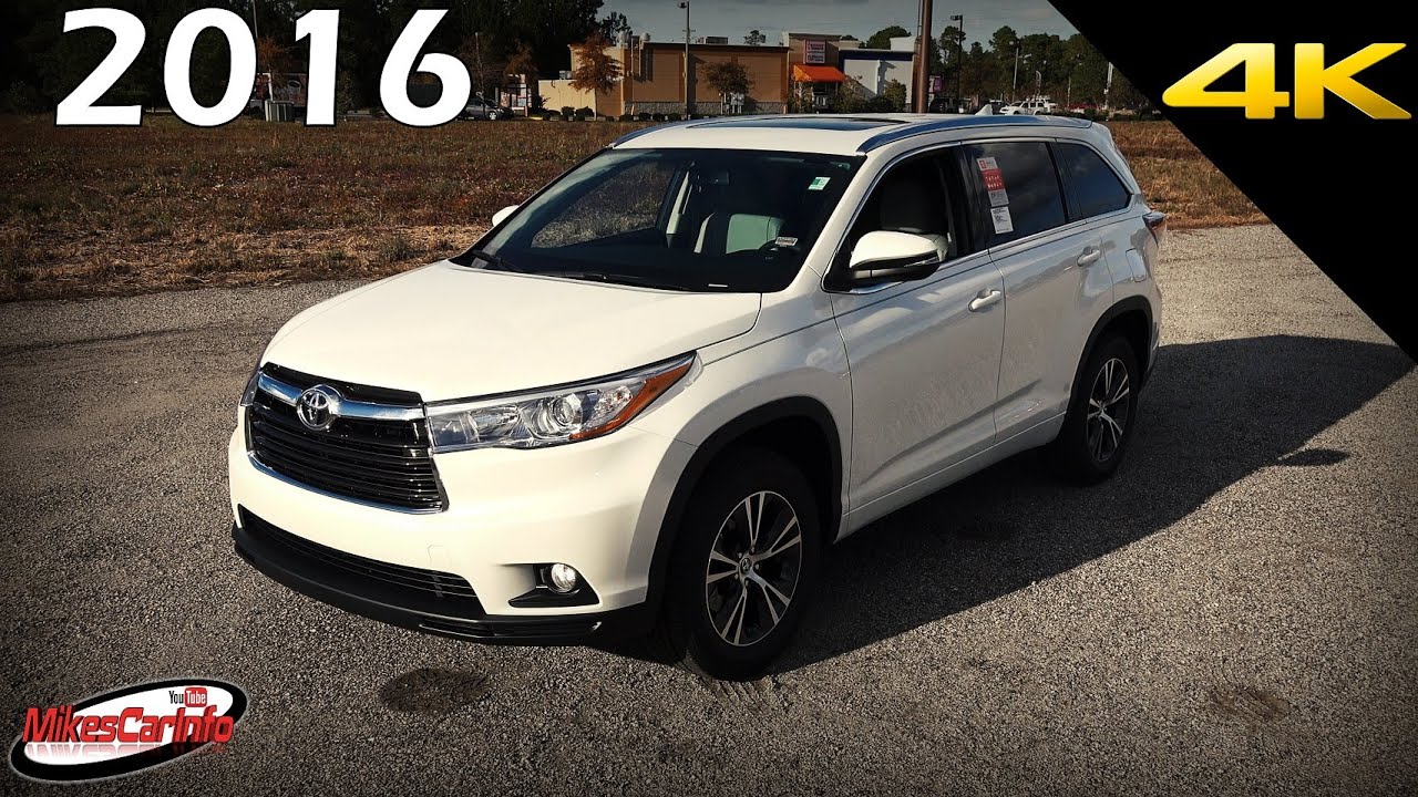 👉 2016 Toyota Highlander XLE - Ultimate In-Depth Look in 4K - YouTube