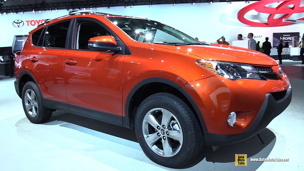 2015 Toyota Rav4 XLE AWD - Exterior and Interior Walkaround - 2015 Detroit  Auto Show - YouTube