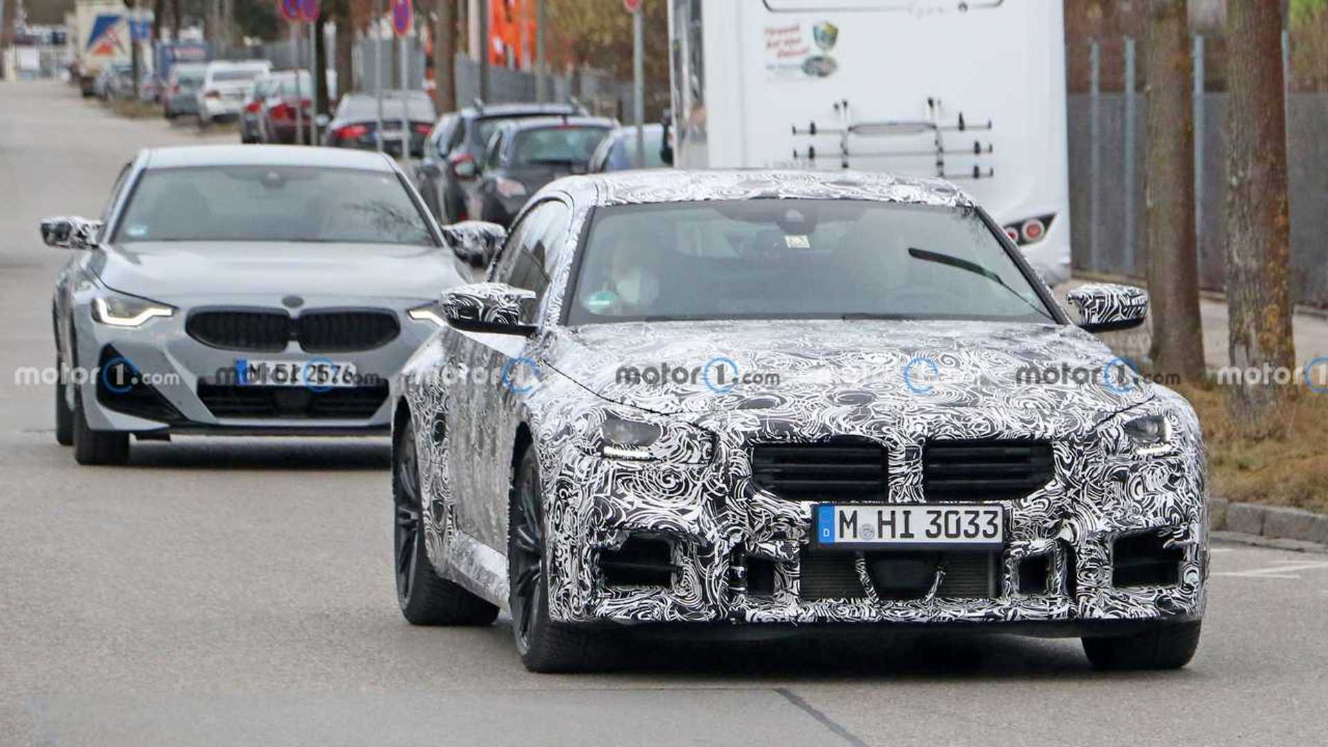 2023 BMW M2 Spied With M240i Reveals Different Lights And Grille [UPDATE]