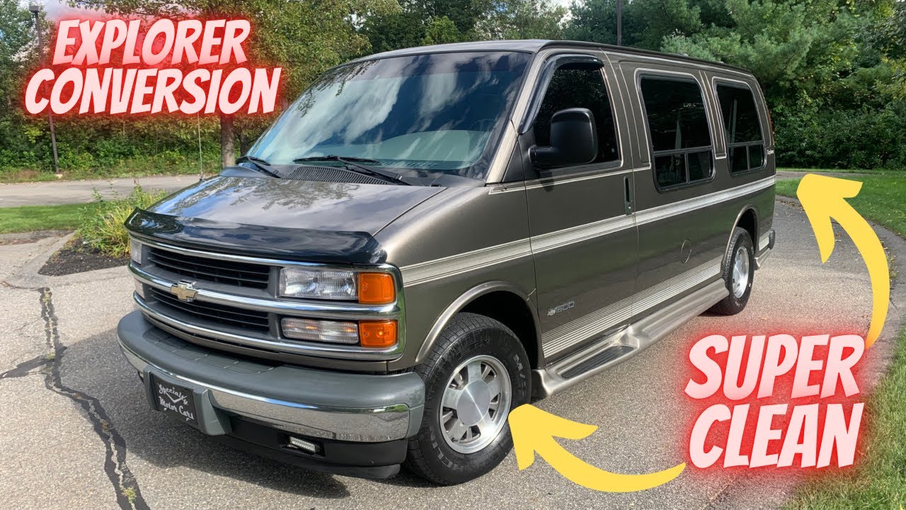 2000 Chevy Express Explorer Conversion Van 79k Survivor FOR SALE by  Specialty Motor Cars CLEAN - YouTube