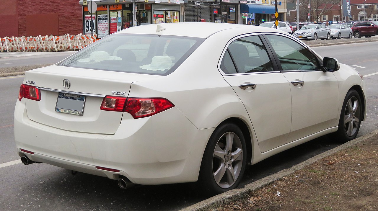 File:2011 Acura TSX 2.4L rear 1.19.19.jpg - Wikimedia Commons