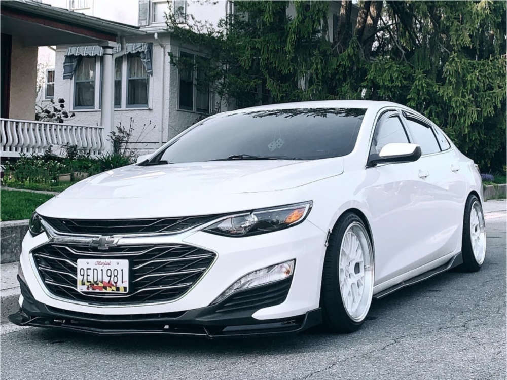 2019 Chevrolet Malibu with 19x9.5 35 ESR Cs11 and 235/35R19 Firestone All  Season and Coilovers | Custom Offsets