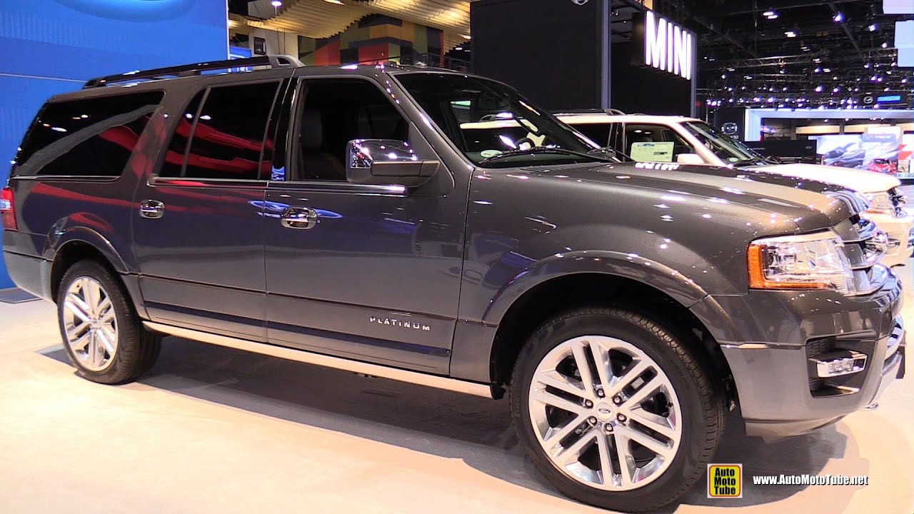 2015 Ford Expedition Platinum EL - Exterior and Interior Walkaround - 2015  Chicago Auto Show - YouTube