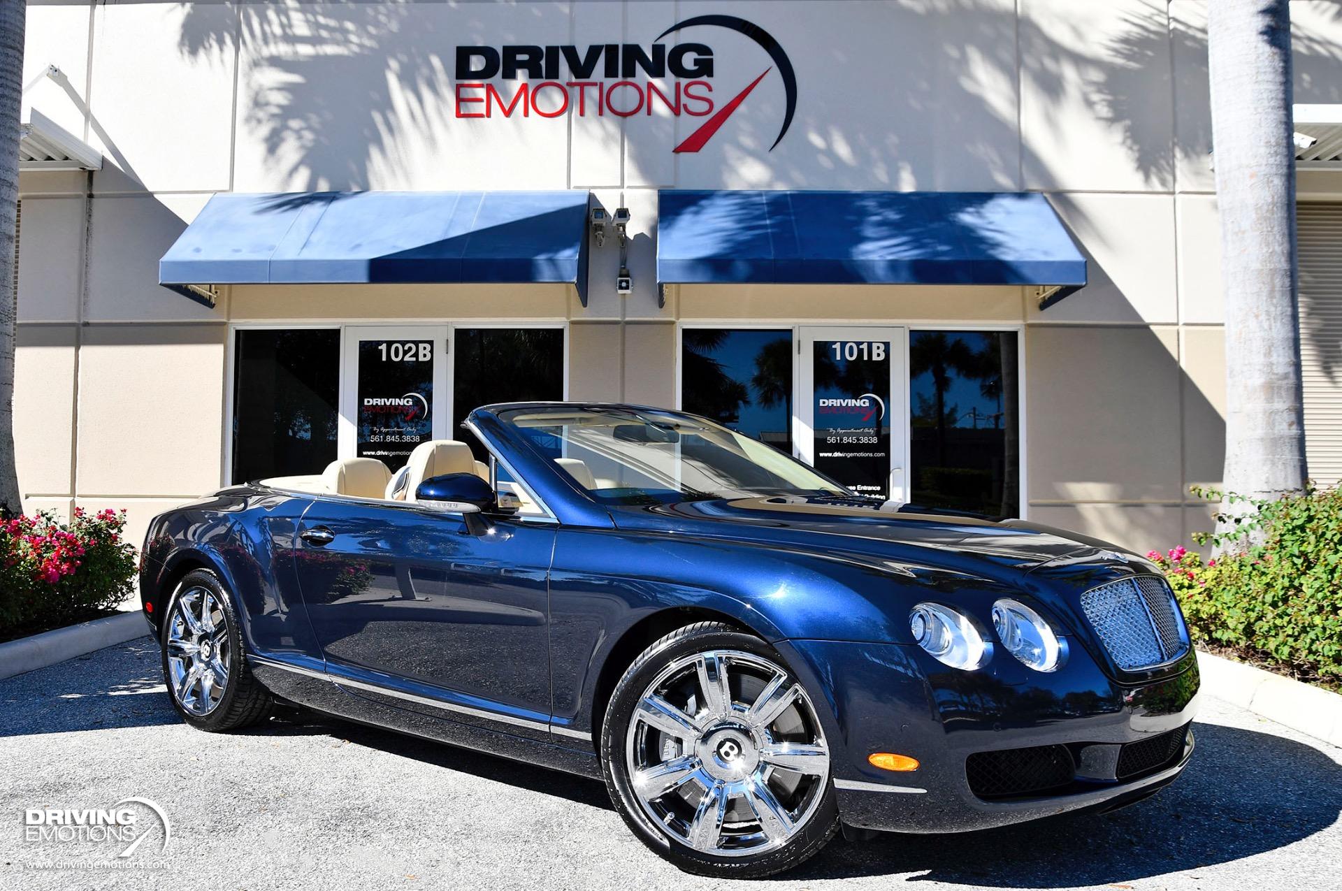 2008 Bentley Continental GTC GT Convertible Stock # 6266 for sale near Lake  Park, FL | FL Bentley Dealer