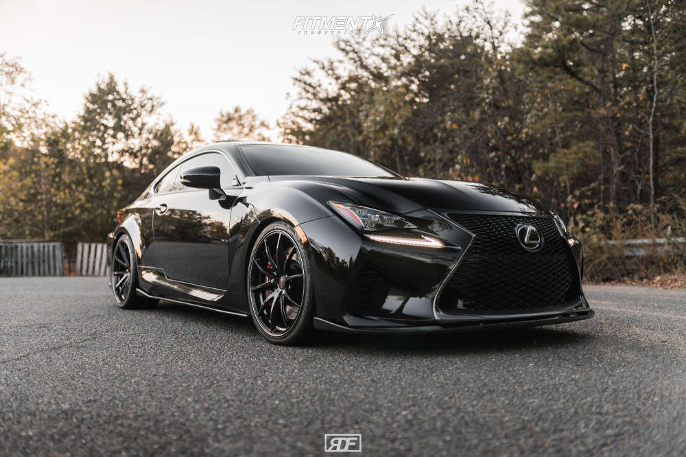 2015 Lexus RC F Base with 20x8.5 Rays Engineering G25 and Nitto 245x35 on  Coilovers | 773474 | Fitment Industries