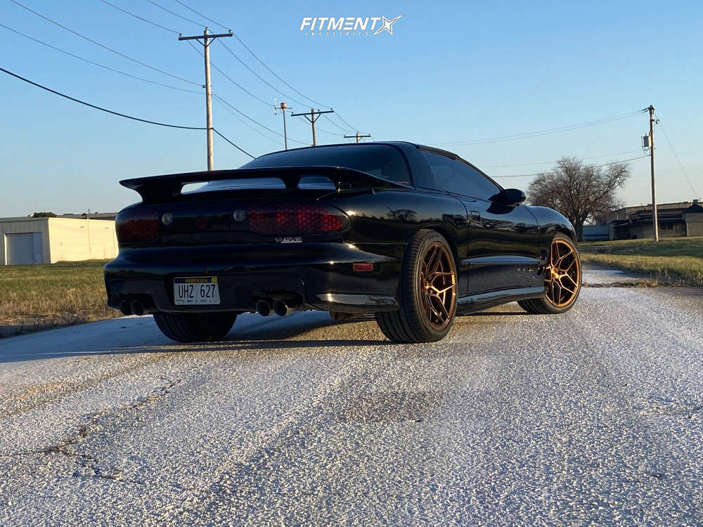 1998 Pontiac Firebird Trans Am with 19x9.5 Rohana Rfx11 and Toyo Tires  265x35 on Lowering Springs | 1008536 | Fitment Industries