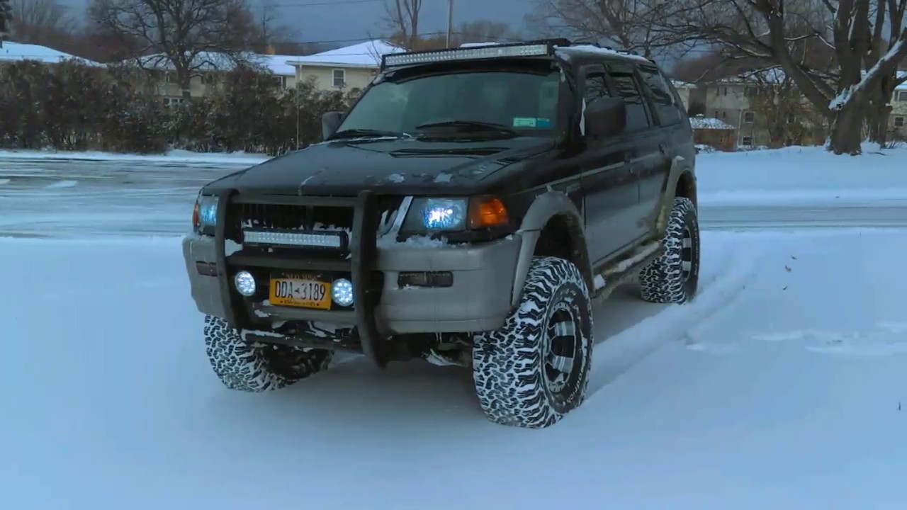 98 Mitsubishi montero sport lifted - YouTube