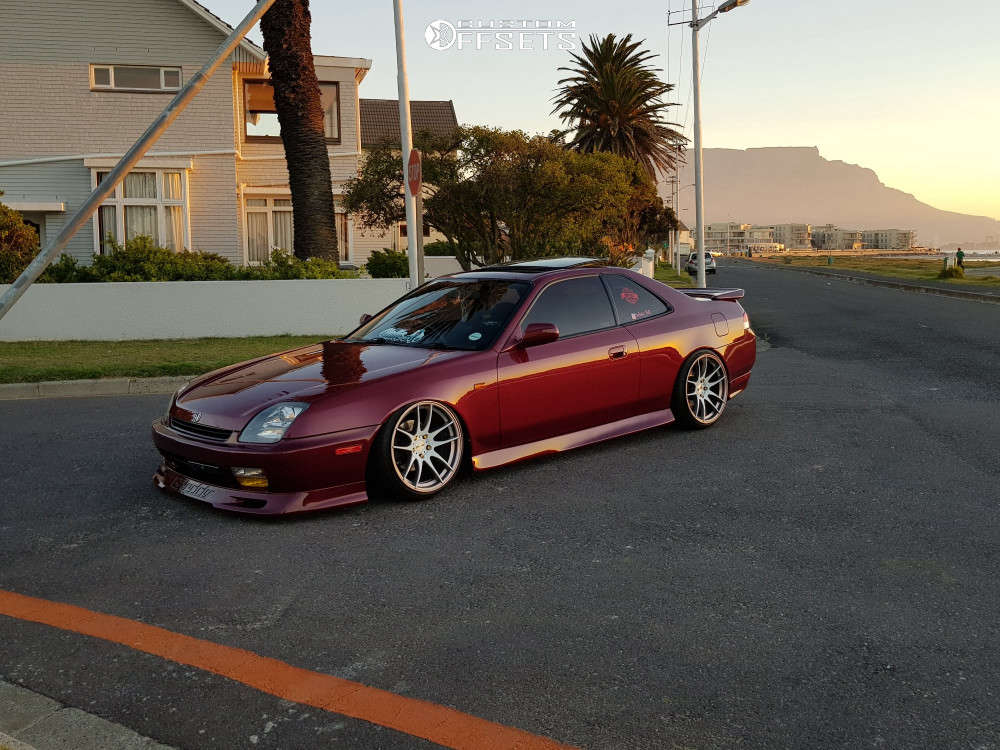 1998 Honda Prelude with 18x9.5 22 AVID1 AV32 and 215/35R18 Nankang NS-20  and Coilovers | Custom Offsets