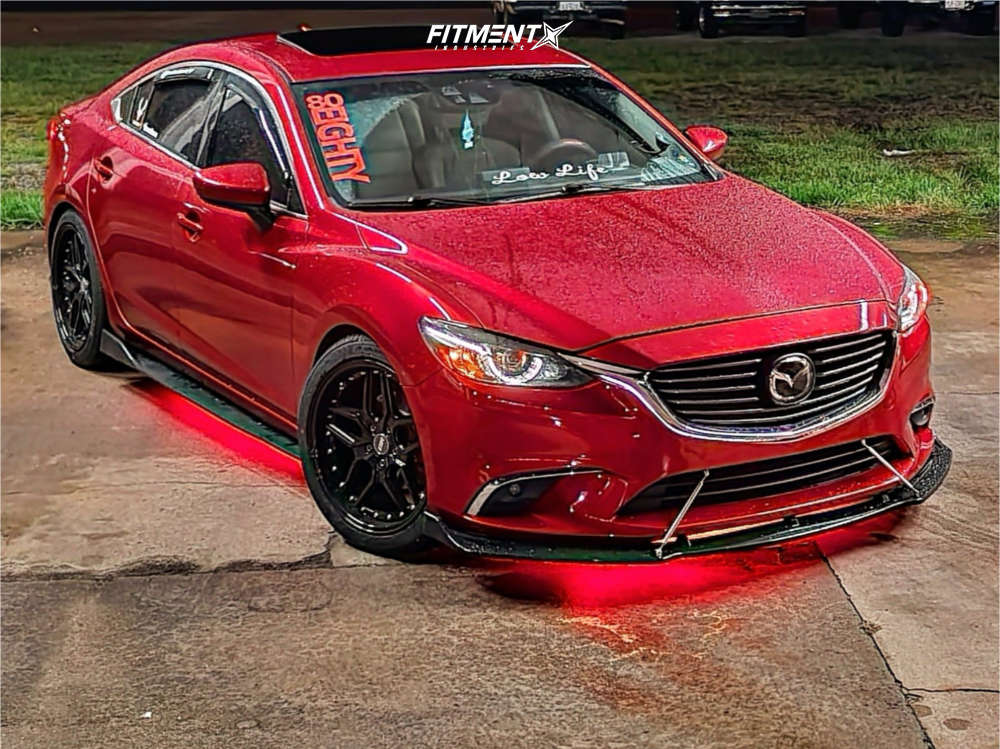 2016 Mazda 6 Grand Touring with 19x8.5 ESR CS15 and Nankang 225x45 on  Lowering Springs | 1228875 | Fitment Industries