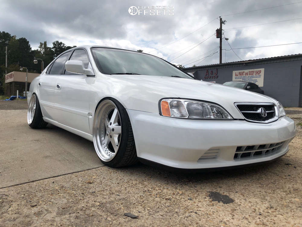 2000 Acura TL with 19x9.5 22 ESR Sr04 and 225/35R19 Zenna Argus Uhp and  Coilovers | Custom Offsets