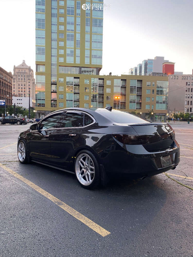 2015 Buick Verano with 19x8.5 30 ESR CS15 and 235/40R19 Continental  Extremecontact Sport and Coilovers | Custom Offsets