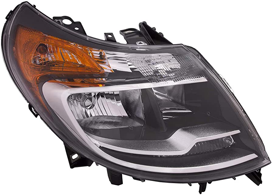 HEADLIGHTSDEPOT Headlight Halogen Right Compatible with 2014-2021 Dodge Ram  ProMaster 1500 2500 3500