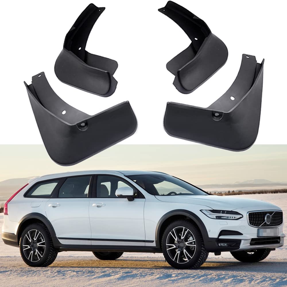 SPEEDLONG Car Mud Flaps Splash Guards Fender Mudguard Compatible with Volvo  V90 Cross Country 2017 2018 2019 2020 2021 2022 2023