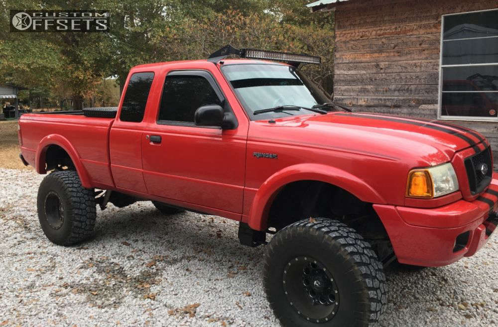 2004 Ford Ranger with 15x10 -43 Fuel Revolver and 33/12.5R15 BFGoodrich Mud  Terrain T/A KM2 and Suspension Lift 6" & Body 3" | Custom Offsets