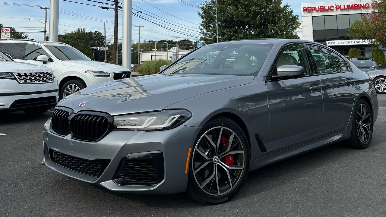 2023 BMW M550 in Skyscraper Grey - YouTube