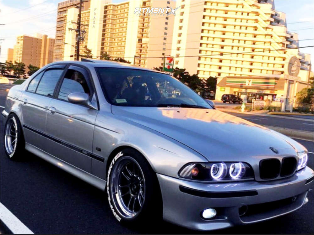 1999 BMW 540i Base with 18x9.5 Cosmis Racing Xt-006r and Continental 265x35  on Coilovers | 2006108 | Fitment Industries