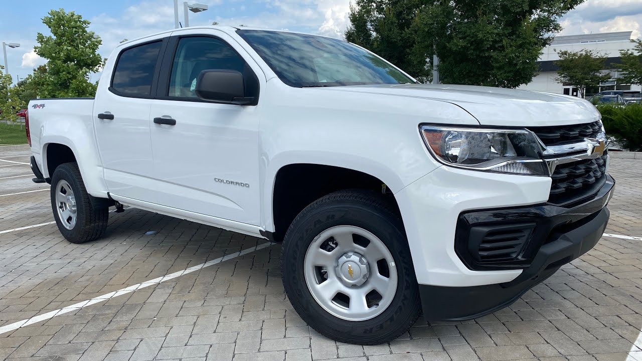 2021 Chevy Colorado WT 3.6 4WD Test Drive & Review - YouTube